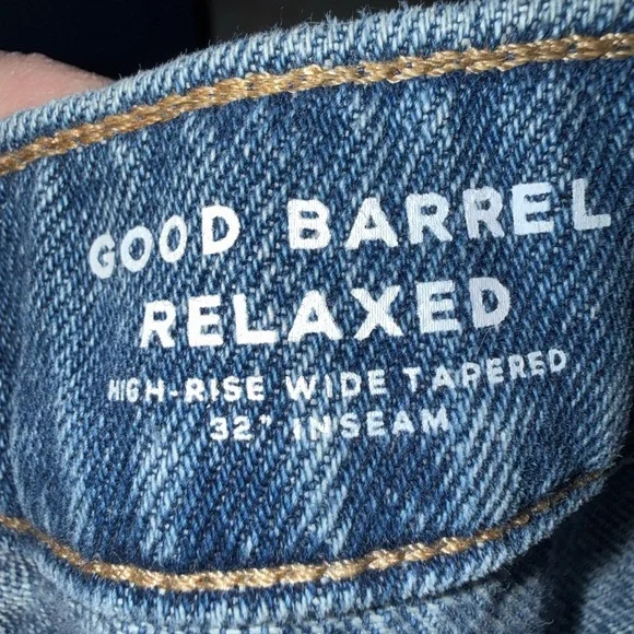Good American Brand New Barrel Relaxed High Waisted Jeans - Picture 9 of 16